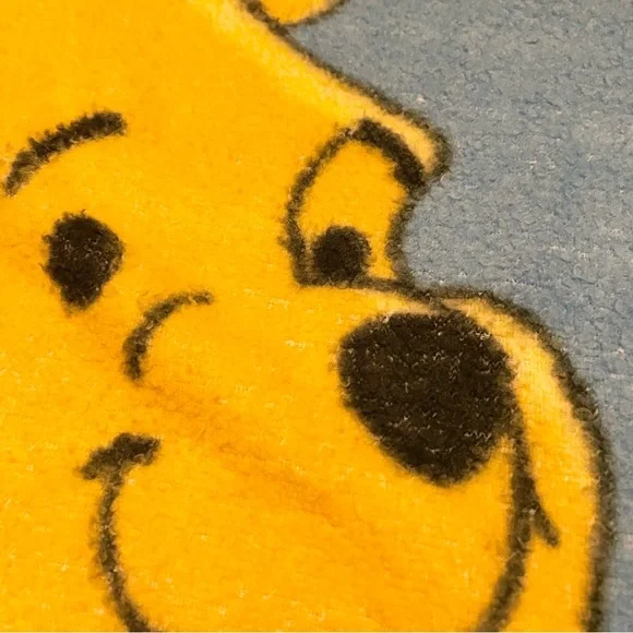 Vintage Winnie The Pooh Blanket Patchwork Fleece 46” x 34” - Picture 5 of 16